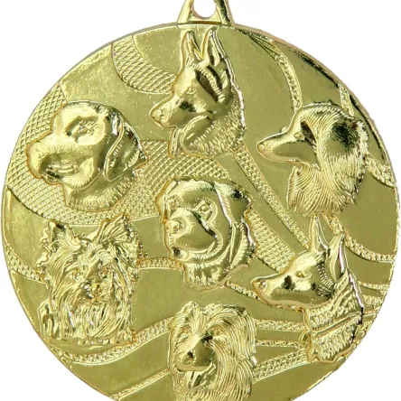 MMC3150/G Medal złoty PIES d-50 mm