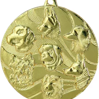 MMC3150/G Medal złoty PIES d-50 mm