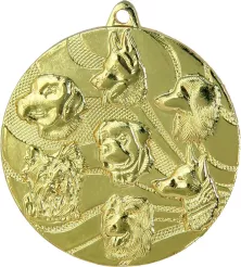 MMC3150/G Medal złoty PIES d-50 mm