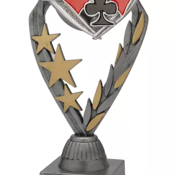 PFS017A Figurka odlewana - kolory kart h-19.5 cm