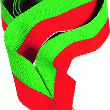 V8-GN/R wstążka zielono-czerwona 11 mm