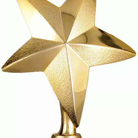 F220/G Figurka plastikowa złota GWIAZDA h-13 cm