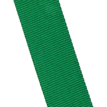 V3-GN Wstążka 20 mm - zielona bez karabińczyka 22 mm