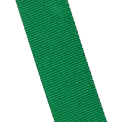 V3-GN Wstążka 20 mm - zielona bez karabińczyka 22 mm