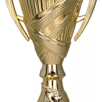 9082/G Puchar plastikowy złoty H-13.5 cm, R- 50 mm