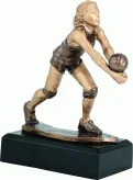 RFST2016/BR figurka odlewana brązowa  SIATKÓWKA h-17,5 cm