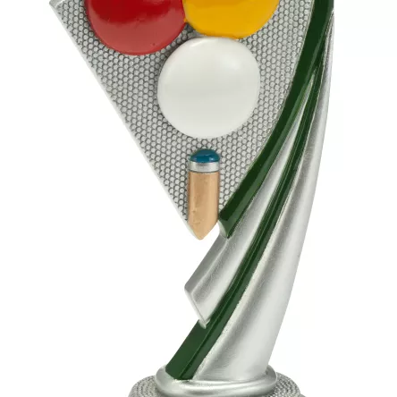 RE054/78B Figurka odlewana - bilard h-17 cm