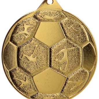 MMC8850/G medal złoty d-50 mm tematyczny PIŁKA NOŻNA