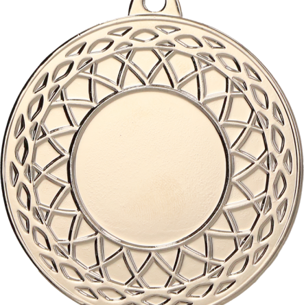 MMC8950/S medal srebrny d-50 mm z miejscem na emblemat d-25 mm