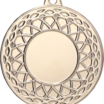 MMC8950/S medal srebrny d-50 mm z miejscem na emblemat d-25 mm