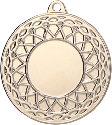 MMC8950/S medal srebrny d-50 mm z miejscem na emblemat d-25 mm