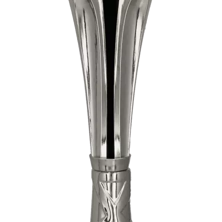 8370/S Puchar plastikowy srebrny h-39cm