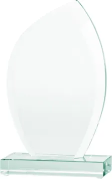 G010 trofeum szklane h-21 cm, grub. 1,9 cm
