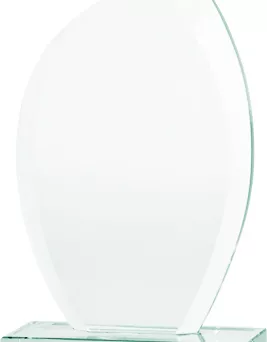 G010 trofeum szklane h-21 cm, grub. 1,9 cm