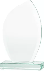 G010 trofeum szklane h-21 cm, grub. 1,9 cm