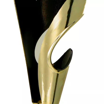 9240D Puchar złoto-czarny h-32,5 cm