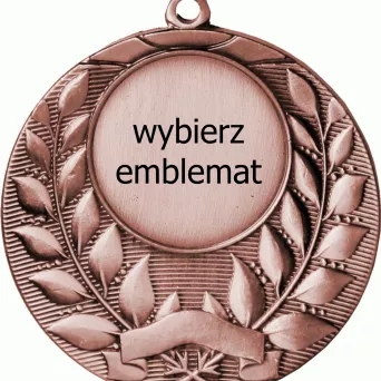 MMC1750/B Medal brązowy d-50 mm z miejscem na emblemat d-25 mm