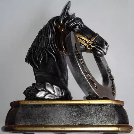69291.22 statuetka odlewana koń h-18 cm