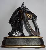 69291.22 statuetka odlewana koń h-18 cm