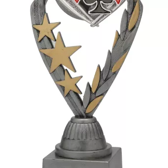 PFS017B Figurka odlewana - kolory kart h-21 cm