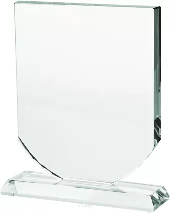 G001 trofeum szklane h-19 cm, grub. 1,5 cm