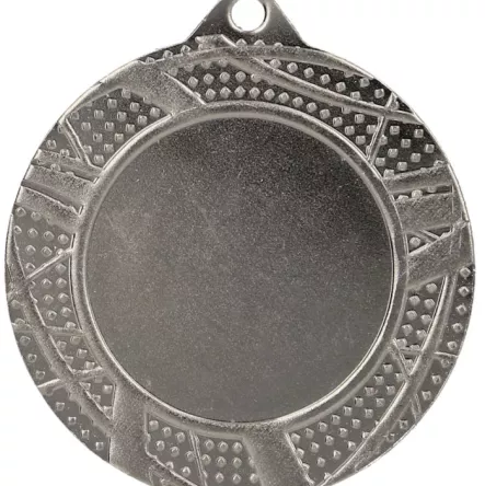 ME0140/S Medal srebrny ogólny z miejscem na emblemat 25 mm d-40mm, grub. 0,1 cm