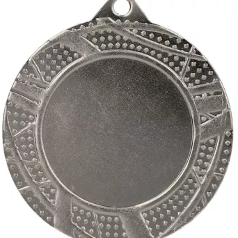 ME0140/S Medal srebrny ogólny z miejscem na emblemat 25 mm d-40mm, grub. 0,1 cm