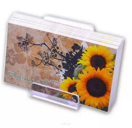 Wizytówki 90 mm x 50 mm, kreda mat 350g, dwustronna folia mat, jednostronnie kolorowe