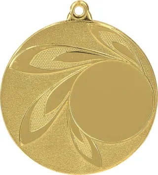 MMC9850/G Medal złoty ogólny z miejscem na emblemat 25 mm - medal stalowy R- 50 mm, T- 2 mm
