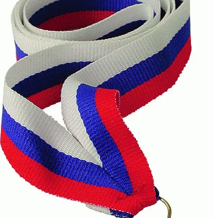 V8-W/BL/R wstążka biało-niebiesko-czerwona 11 mm