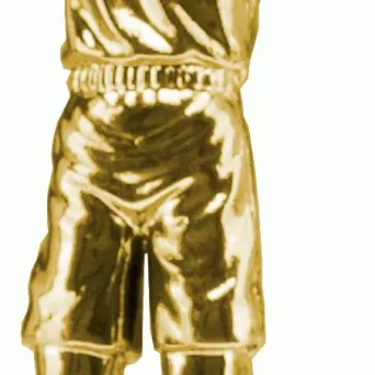 F01/G Figurka plastikowa złota KOSZYKÓWKA h-17 cm