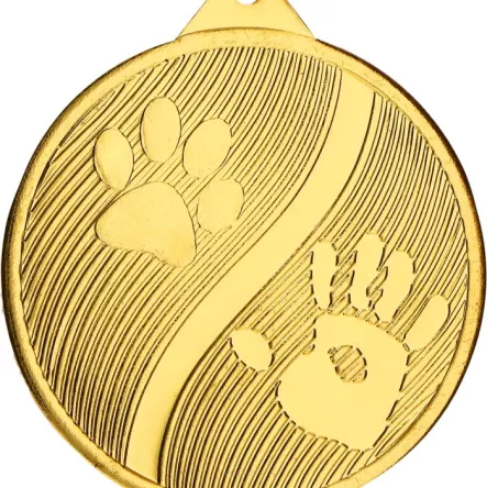 MMC20050/G Medal złoty - zwierzęta d-50mm, grub. 2,5 mm