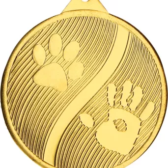 MMC20050/G Medal złoty - zwierzęta d-50mm, grub. 2,5 mm