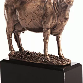 RFST2076/BR figurka odlewana brązowa  ROLNICTWO h-22,5 cm