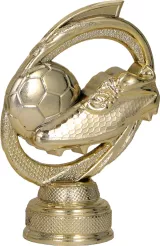 B304/G Figurka plastikowa złota PIŁKA NOŻNA h – 9 cm