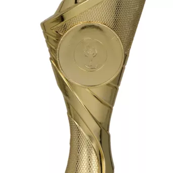 8340E Puchar metalowy złoty h-23 cm, d-9cm