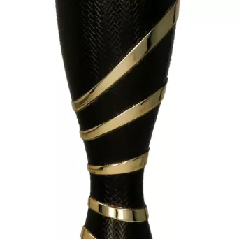 7222B Puchar metalowy złoto-czarny h-41,5 cm, d-14cm