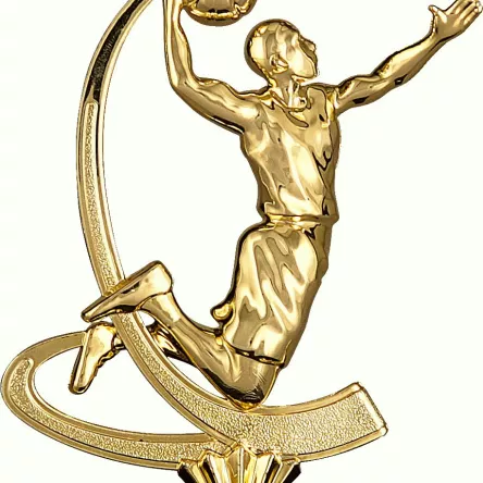 F227/G Figurka plastikowa złota KOSZYKÓWKA h-15 cm