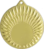 MMC24050/G Medal złoty 50mm z miejscem na emblemat 25mm