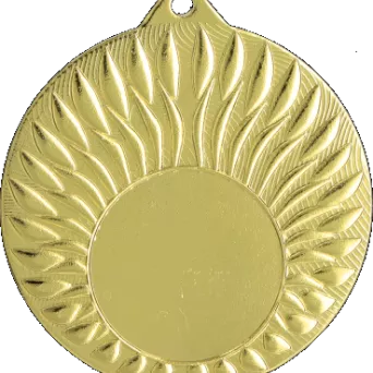 MMC24050/G Medal złoty 50mm z miejscem na emblemat 25mm