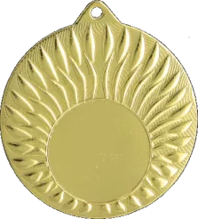 MMC24050/G Medal złoty 50mm z miejscem na emblemat 25mm