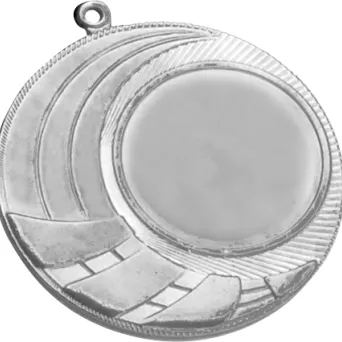 MMC6045/S Medal srebny d-45 mm z miejscem na emblemat 25 mm