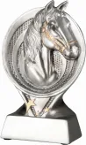 RS1501 figurka odlewana złoto-srebrna JEŹDZIECTWO h-15,5cm