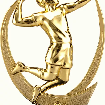 F225/G Figurka plastikowa złota SIATKÓWKA h-13 cm