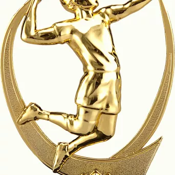 F225/G Figurka plastikowa złota SIATKÓWKA h-13 cm