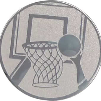 D2-A8/S emblemat srebrny KOSZYKÓWKA d-50 mm