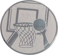 D2-A8/S emblemat srebrny KOSZYKÓWKA d-50 mm