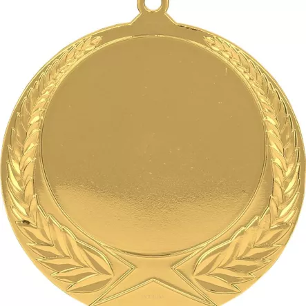MMC1170/G Medal złoty ogólny z miejscem na emblemat 50 mm - medal stalowy R- 70 mm, T- 2.5 mm