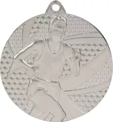 MMC6350/S Medal srebrny- biegi - medal stalowy R- 50 mm, T-2 mm