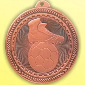 53-5008 Medal brąz - PIŁKA NOŻNA d-50 mm